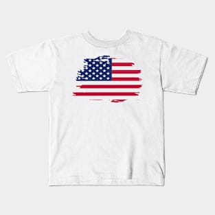 The American USA flag Kids T-Shirt